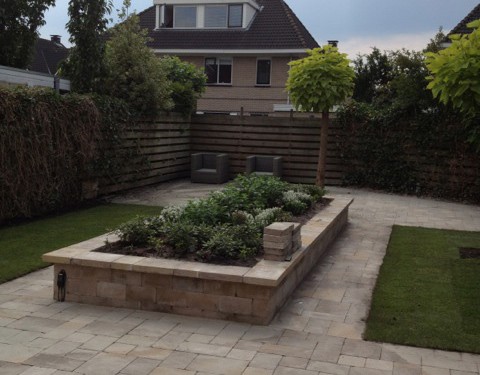 tuin drachten border bestating