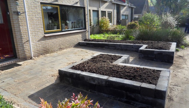 Voortuin drachten onderhoudsvriendelijk