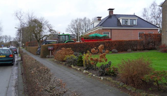 Tuinrenovatie Drogeham, afvoer afval