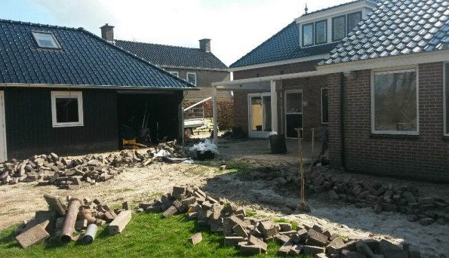 Tuinrenovatie Drogeham, achtertuin