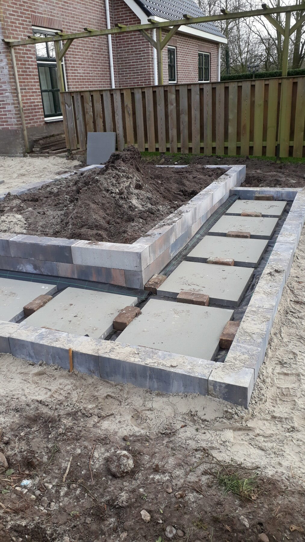 border en staptegels
