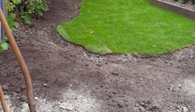 Aanleg tuin Wergea Leeuwarden