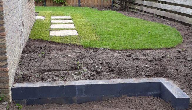 Aanleg tuin Wergea